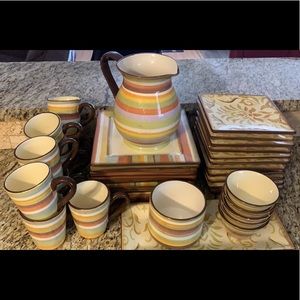 Clay Art Sedona dinnerware set (40 pieces)